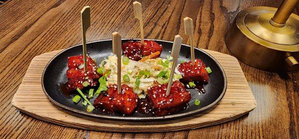 Pork Belly Skewers