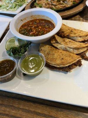 Birria tacos