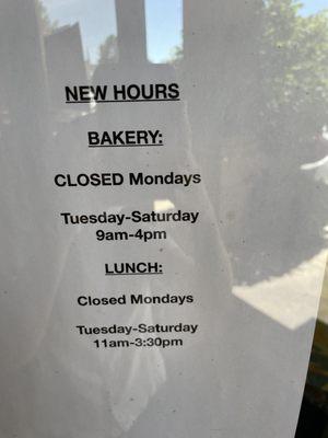 Store hours