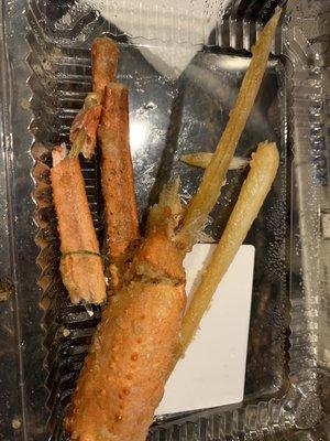 Old dry crab legs.