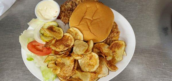 Tenderloin with Cowboy Chips