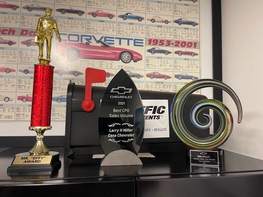 More awards the dealership has won