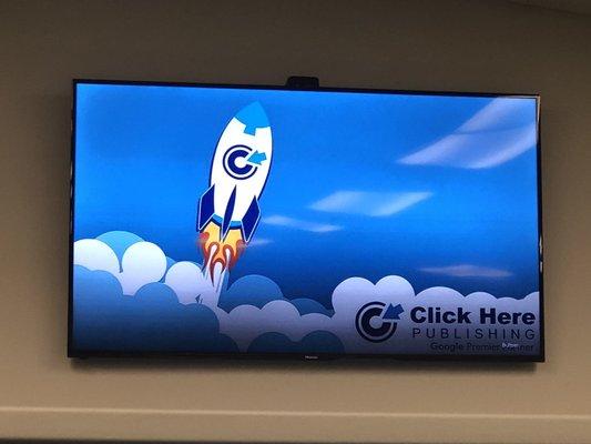 Click Here Digital rocket ship