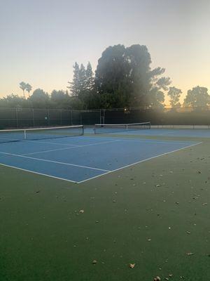 Tennis courts