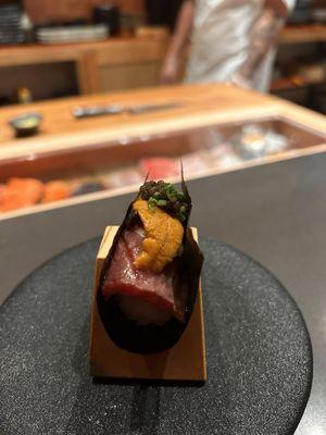 Wagyu with Uni! Melts in your mouth