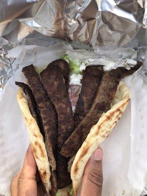 Da lamb gyro, so good.