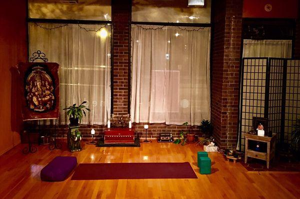 The perfect setting for Yoga.