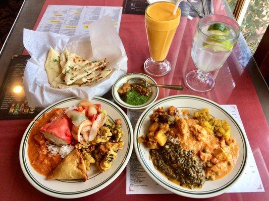 Selections from the buffet. Still the best Indian buffet in town.