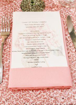 (10 Pack) Pink Tablecloth Napkins