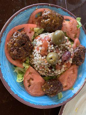 *Couscous Salad w. Falafel