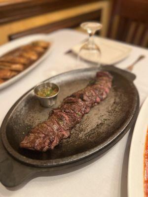 Skirt steak a la Plancha