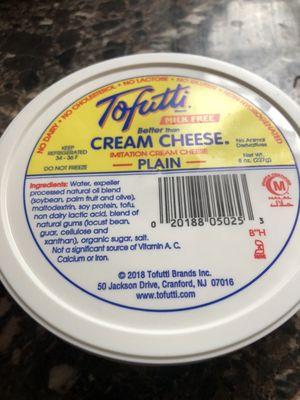 Vegan cream cheese!