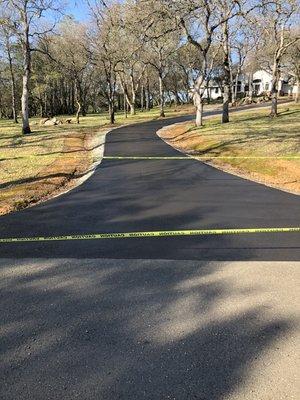 Driveway sealed