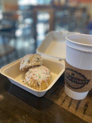 More complimentary holiday peppermint Chocolate Chip biscuits to take home