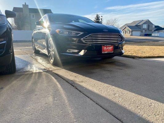 Purchased a Ford Fusion energi looks and feels like brand new!