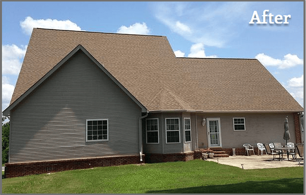 Your home after a roof cleaning!