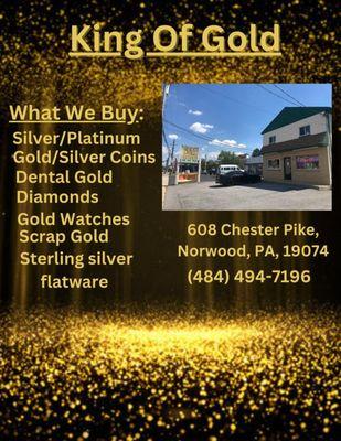 King of Gold - Cash for Gold, Silver & Gold Coins