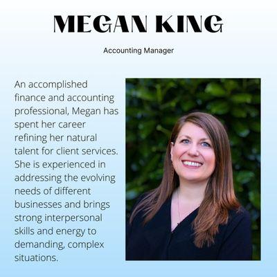 At Skyline, we are very thankful for our staff. Megan King is our Senior Bookkeeper. For her full bio: skylinebookkeeping.com/team