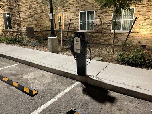 EV charging available