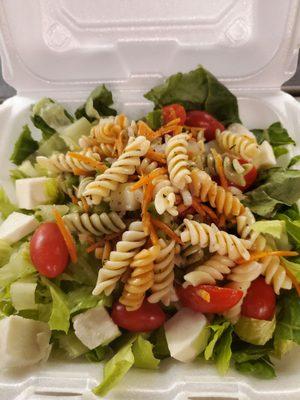 Summer favorite. Pasta Caprese salad.