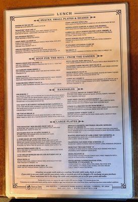 3/19/24 menu