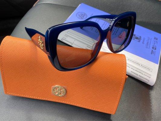 Tory Burch sunglasses  and case