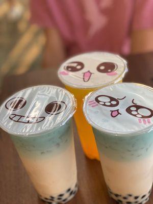 Signature Milk Teas and Mango Green Tea