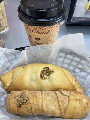 Ham Cachito and breakfast tequeño with un cafecito.