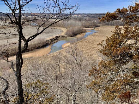 Scenic overlook from Frenchman's Bluff Trail