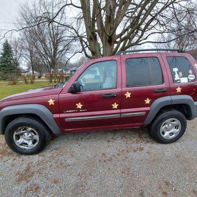 New muffler on my husband's Jeep.