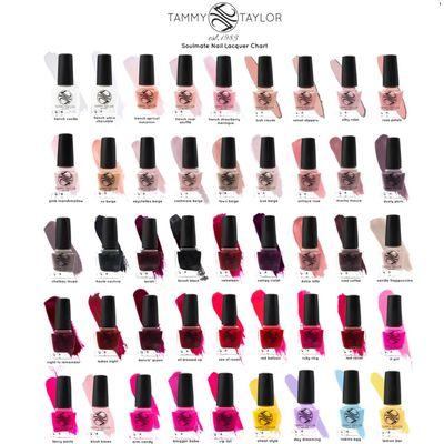 Gelegance Gel Polish Chart