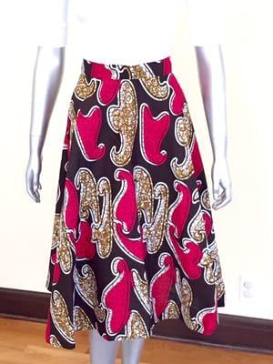 Wax print skirt