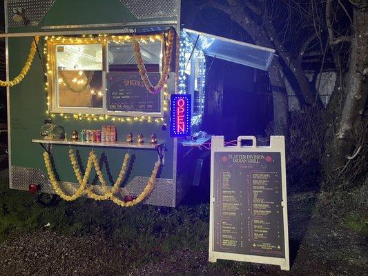 Indian food cart