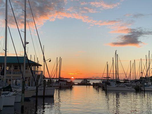 View from the Riverhouse Restaurant in Palmetto, FL on the Manatee River