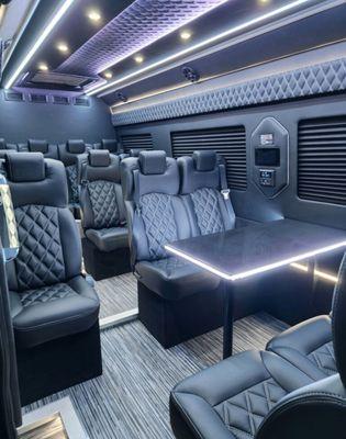 13-14 Pax executive Sprinter Interior