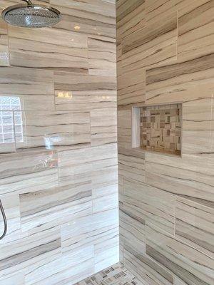 Updated shower just finished