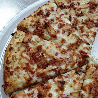 Chicken Bacon Ranch Pizza