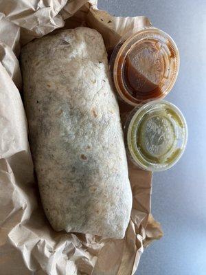 Soyrizo burrito