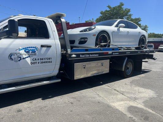 Luxury is safe with Q's towing