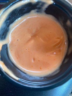 "Fresh fry sauce"