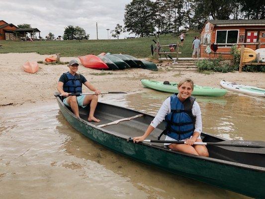 Canoe rental $20, gliding across the clear water in the middle of a summer day day without a bead of sweat? PRICELESS