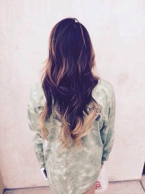 My ombre look for summer done by the amazing Ashley