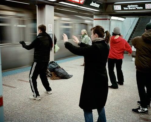 Qigong on the El/Valentines Day 2010