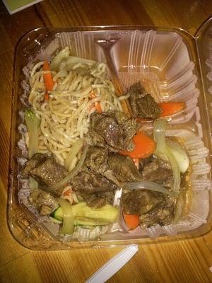 Noodles and Beef