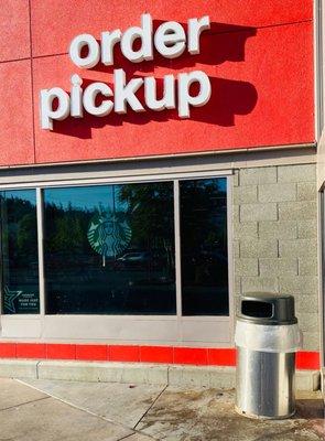 Pick up available! Does that mean Starbucks will take your cappuccino out to your car?!