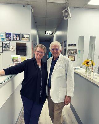 Dr. Phillip Levy and our office manager Jennifer