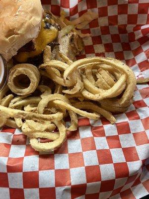 The "curly fries."