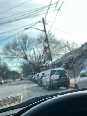 DAMAGED MY WINDSHIELD