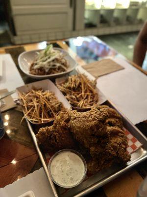 Half Fried Chicken - how's the chicken breast so moist? - @rayz