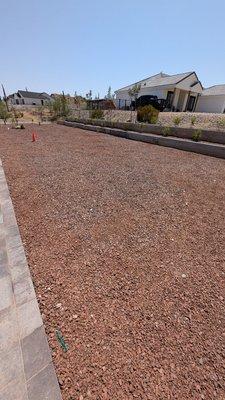 Granite 2' planter wall